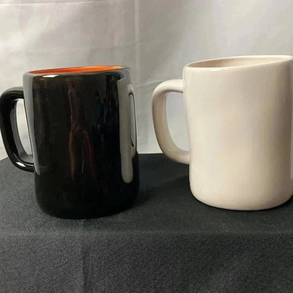 RAE DUNN SET OF 2 HALLOWEEN COFFEE MUGS WICKED WITCH MUG AND BOO MUG - Picture 10 of 14